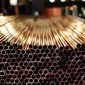 ASTM B280 Straight Copper Brass Pipes thumbnail-5