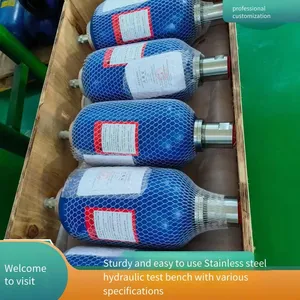 Blow - off Test Bench for Bladder Accumulator - Supplied by a Technology Manufacturer, Shengtu Hydraulics. Stainless Steel Bladder Accumulator thumbnail-1
