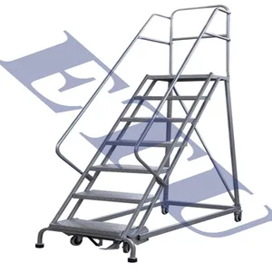 Etu | Srl Type 304 Stainless Steel Fully Demountable Elevated Platform Ladder, eu Ce, Exquisite Craftsmanship Quality thumbnail-1