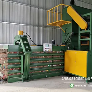Horizontal Hydraulic Baling Press | Premium Waste Baler for Recycling Industry thumbnail-2