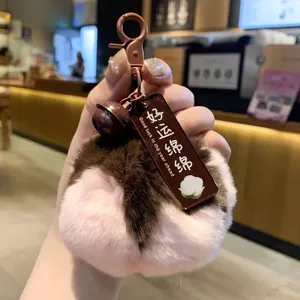 Kawaii Peach Persimmon Bag Charm thumbnail-5