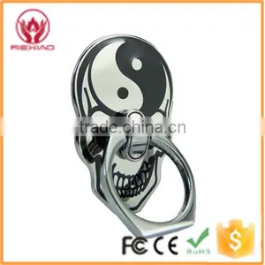 Metal Stainless Steel Skull Ring Holder Stand for IPhone 7, 6, 6s, 6s Plus, Samsung Note 5, Note 4, S5 thumbnail-1