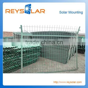 Solar Power Welded Wire Security Fence Warehouse Protective Field Barrier Fence thumbnail-1