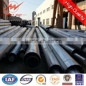 40FT NEA 3mm Thickness Galvanized Steel Electric Pole thumbnail-2