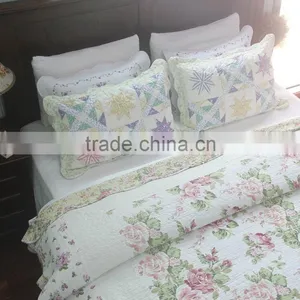 Summer Victoria Flora Quilt ,100% Cotton thumbnail-2