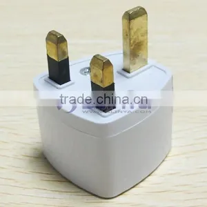 Wholesales Cheap Price AU US EU to UK Adapter Converter 3 Pin AC Power Plug Adaptor Connector thumbnail-4