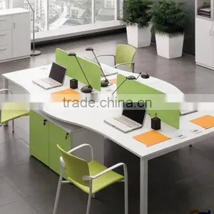 Modern Office Cubicles 4 Person Workstation Desk (SZ-WSB315) thumbnail-3