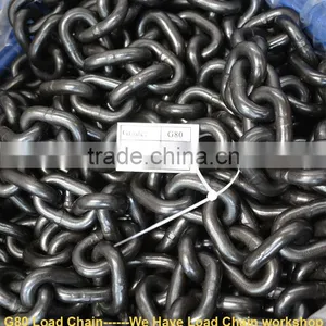Hot Selling Black Alloy Steel Chain G80/ Lifting Conveyor Roller Chain thumbnail-5