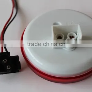 4" Round LED Stop Turn Tail Lights for Trucks Trailers thumbnail-4