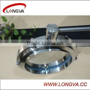China Manufacturer Steel 10'' Welded Butterfly Valve thumbnail-1