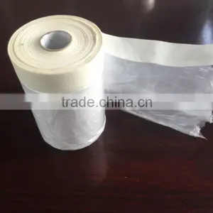 Pre-taped Protective Film for Glasses Auto Paint Masking Plastic Film thumbnail-5