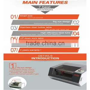 Bodor Mini Laser Engraving Cutting Machine Price With 2 Years Warranty thumbnail-4