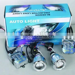 Work With the Original Auto Headlight; Add Seven Color LED Angel Eyes ,light Brightness Double and Further Irradiation Dista thumbnail-1