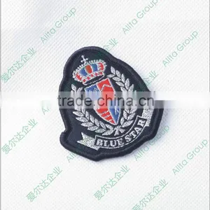 China Cheap Custom Gold Bullion Embroidered Patches thumbnail-5