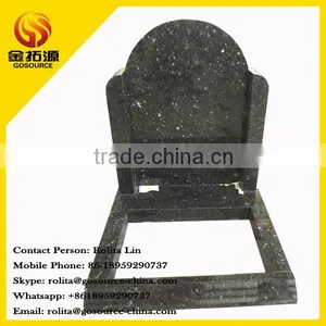 Emerald Pearl Granite Tombstone for Sale thumbnail-1