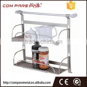 2 Tier Spice Jar Bottle Storage Organizer Stand thumbnail-1