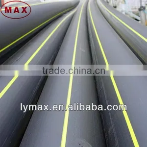 Yellow Stripes Polyethylene SDR11 Gas Pipe thumbnail-1