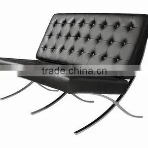 Italy Unique Stainless Steel Leather Recliner Sofa thumbnail-3