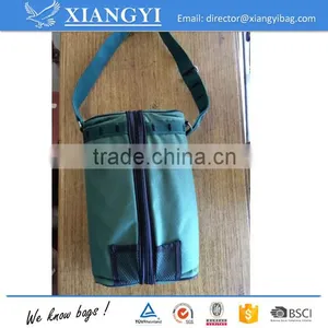 Canvas Picnic Wine Bag Kit Glasses Cork Opener Insulated Wine Tote Bag Supplier's Choice thumbnail-3