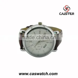 Fashionable Watch With Two Eyes Calendar Wrist Watch for Men thumbnail-2