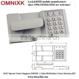3points Locking High Security 200pcs Records Saving Electronic Code Lock Key Safe thumbnail-1