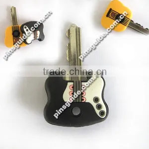 Manufacturing High Quality Guitar Shape Double-side PVC Led Key Cover thumbnail-1