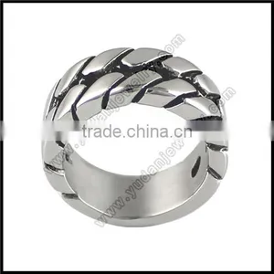 Simple Fashion Stainless Steel Band Ring thumbnail-1