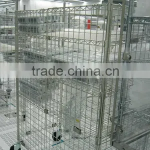 Mobile Standard Wire Security Cage With Doors thumbnail-4