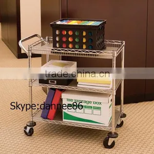 Commercial Utility Cart L 34" x W 18" x H 34.5" thumbnail-2