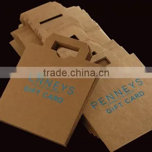 Die Cut Handle Gift Card Carrier Bag/packaging Bag thumbnail-1