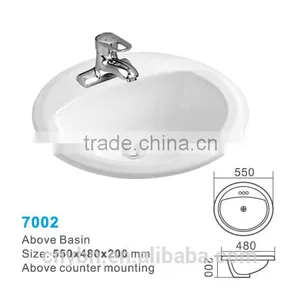 Ceramic Under Counter Basin With Wash Hand and Wash Head thumbnail-2