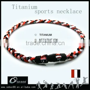 Tennis Sports Weave Pattern Sport Tennis Necklace thumbnail-1