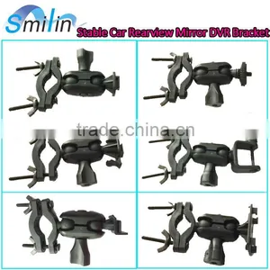 360 Swivel Car Rearview Mirror Mounting Bracket Bike Camera Mount Holder for Dvr F900 F500 LS300W GS1000 5E5 thumbnail-1