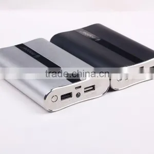 Hot-selling 10000mAh Portable Battery Power Banks Aluminium Casing Dual USB Output thumbnail-3