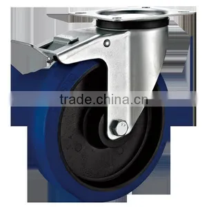 European Industrial Casters With Soft Rubber Wheel thumbnail-3