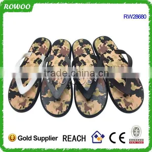 Hot Sale Camo Print Summer Beach Walk Men Beach Slipper thumbnail-3