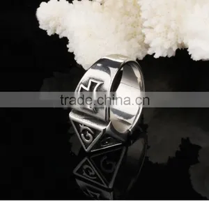 New Products 2016 Unique Design Catholic Religion Stainless Steel Class Ring for Men thumbnail-5
