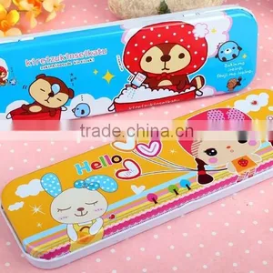 Good Quality Multipurpose Plastic Double-face School Pencil Box thumbnail-2