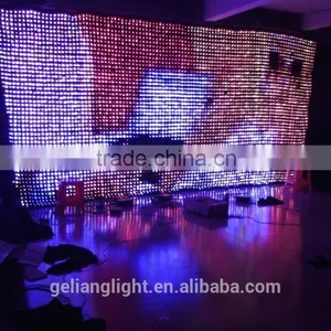 High Quality Fireproof Curtain / Flexible Soft Led Decoration Curtain thumbnail-6