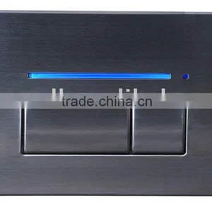 Toilet Dual Flush Push Button Stainless Steel Control Plate for Concealed Cistern Made in China thumbnail-1
