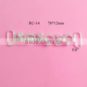 Stock Hot Selling Rhinestone Connector for Headband/hairwear(RC-14) thumbnail-1