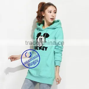 China Supplier Custom Women Hooded Sweatshirt With Embroidered thumbnail-2