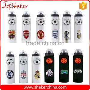 Logo Printed Black Sport Water Bottle With Custom Design PU Ball thumbnail-1
