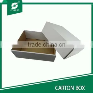 Paperboard Corrugated Box White Carton Box With Lid and Base thumbnail-1
