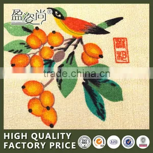 China Factory Wholesale Cotton Terry Towel With Chinese Traditional Flowers thumbnail-4