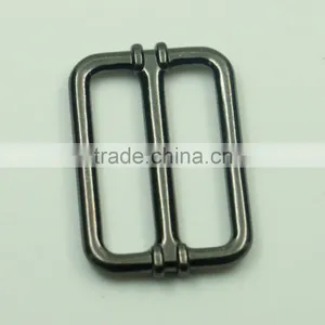 Eco-friendly Heavy Duty Metal Gun Slider Men Belt Buckle for 38mm 1.5 Inch Webbing Strap thumbnail-3