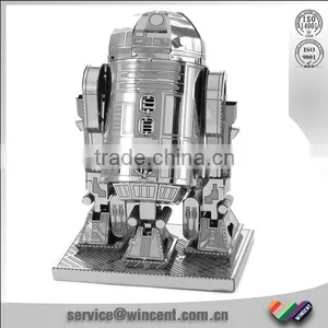 Hot Selling DIY Toy R2-D2 Robot Shape Metal 3D Puzzle thumbnail-1