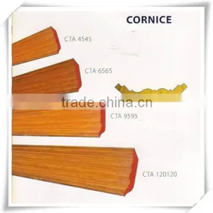 Manufacturer Supply Recon Teak Margin/mordern Ceiling Design/red Beech Wood Molding thumbnail-4