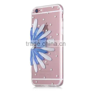 Manufacturer Wholesale Luxury Shining Diamond TPU Cover Mobile Phone Case for Iphone 6/6S thumbnail-3