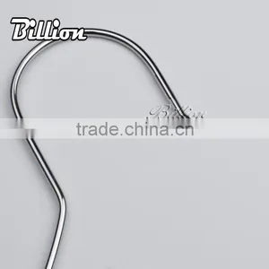 Wholesale Fashional Clothes Drying Hangers Metal Chrome Wire Laundry Hanger thumbnail-5